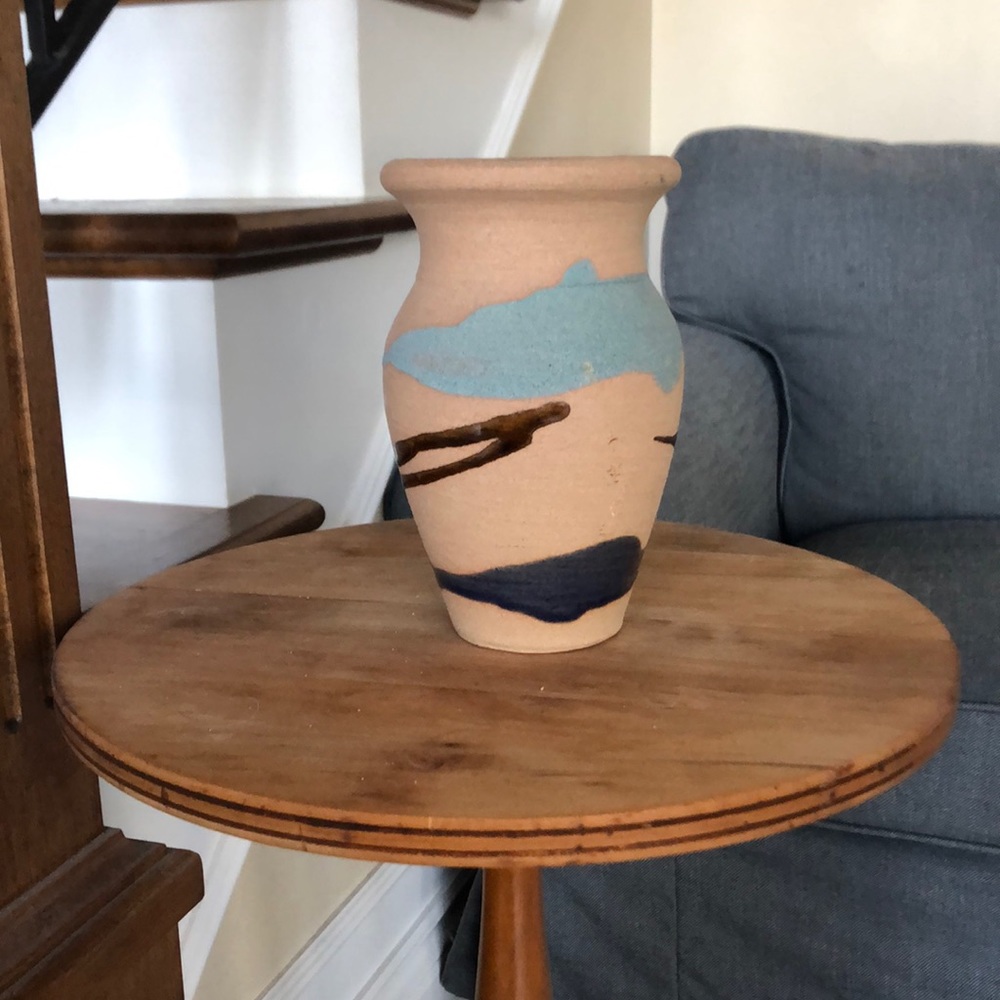 ✨Last chance -donating this week✨ Hand-thrown Pottery Vase | Light terra cotta